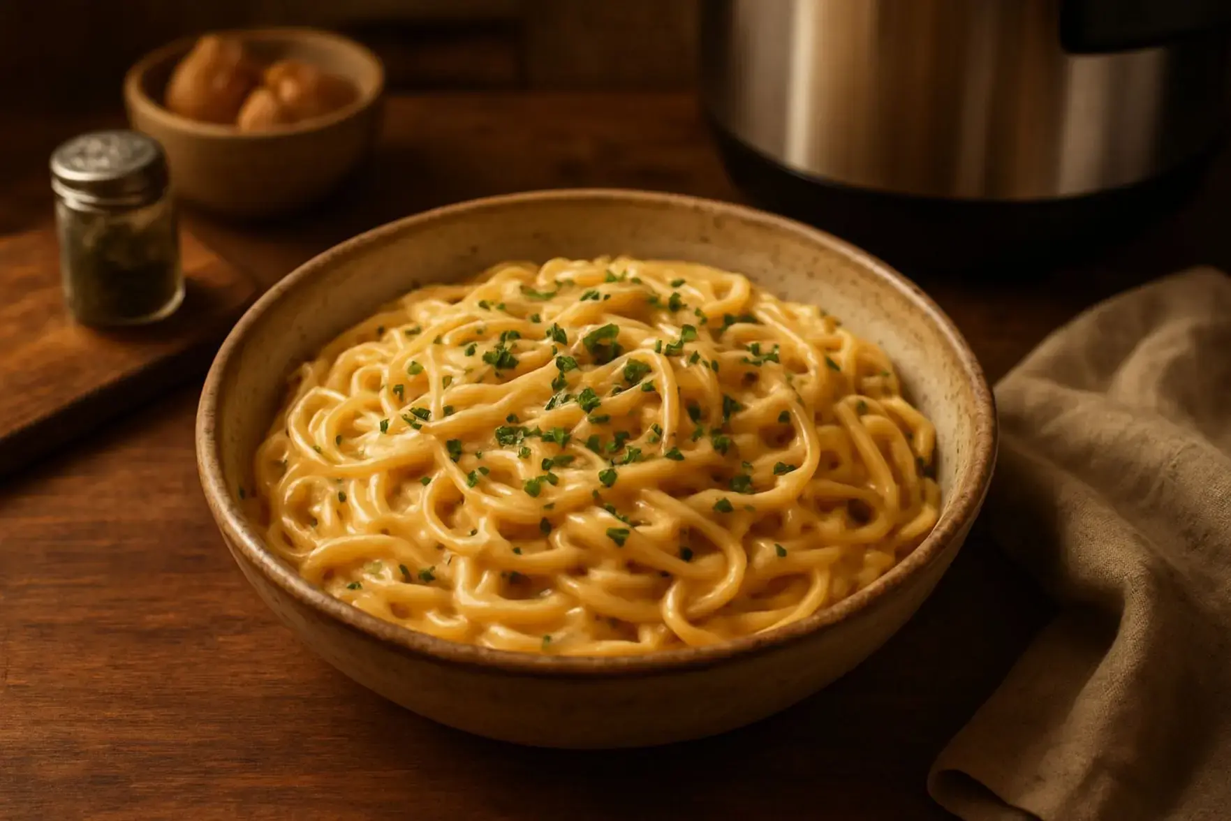 Receita de macarrão de panela de pressão