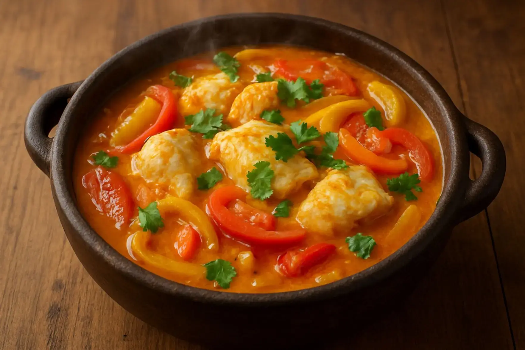 Receita de moqueca de peixe fácil de uma panela só Receita de moqueca de peixe fácil de uma panela só