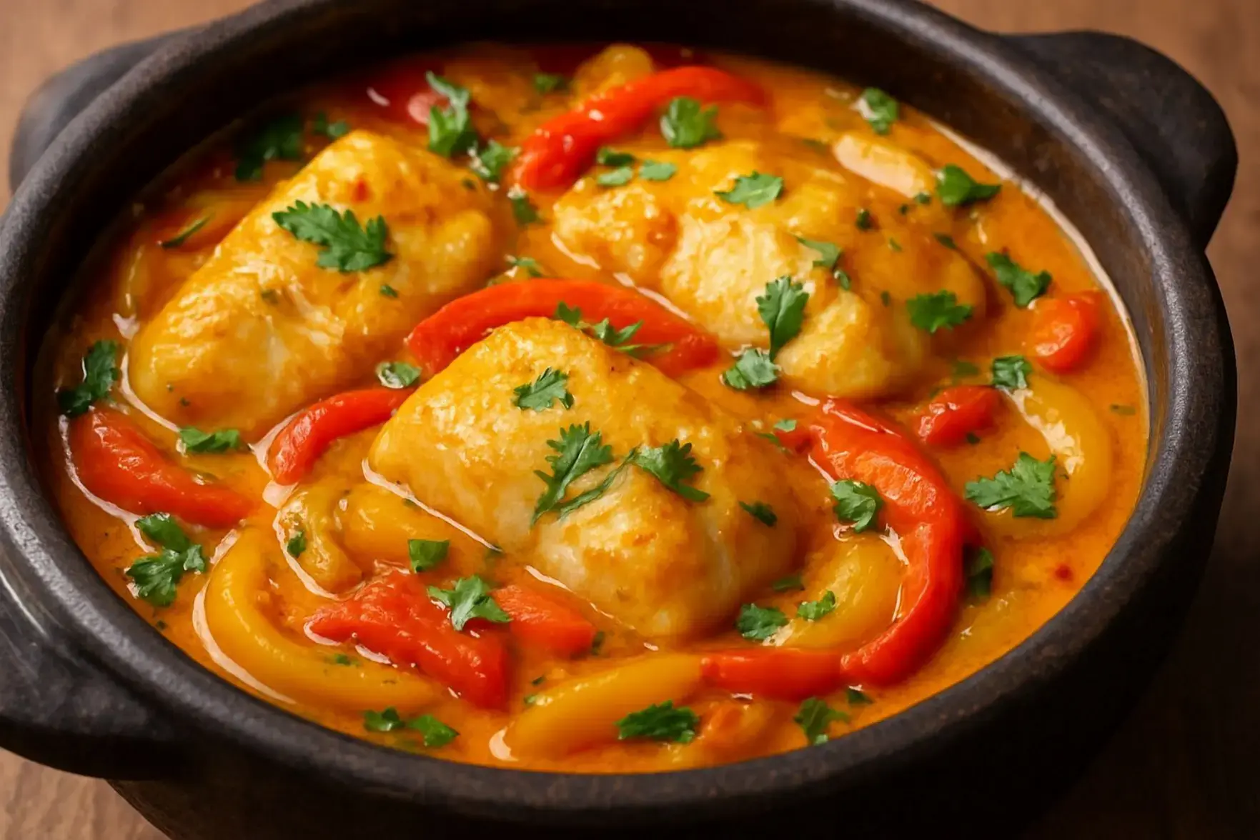 Moqueca de peixe rápida Moqueca de peixe rápida