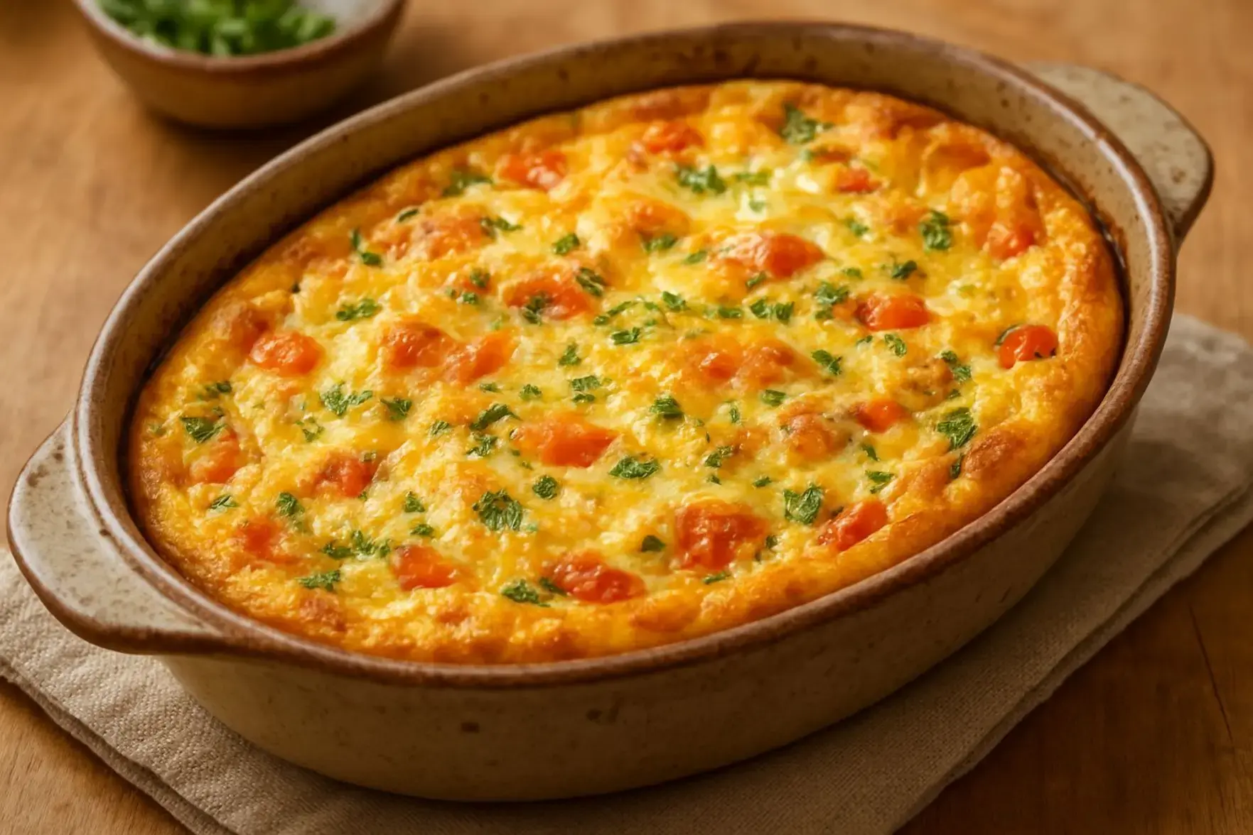 Receita de omelete de forno fácil