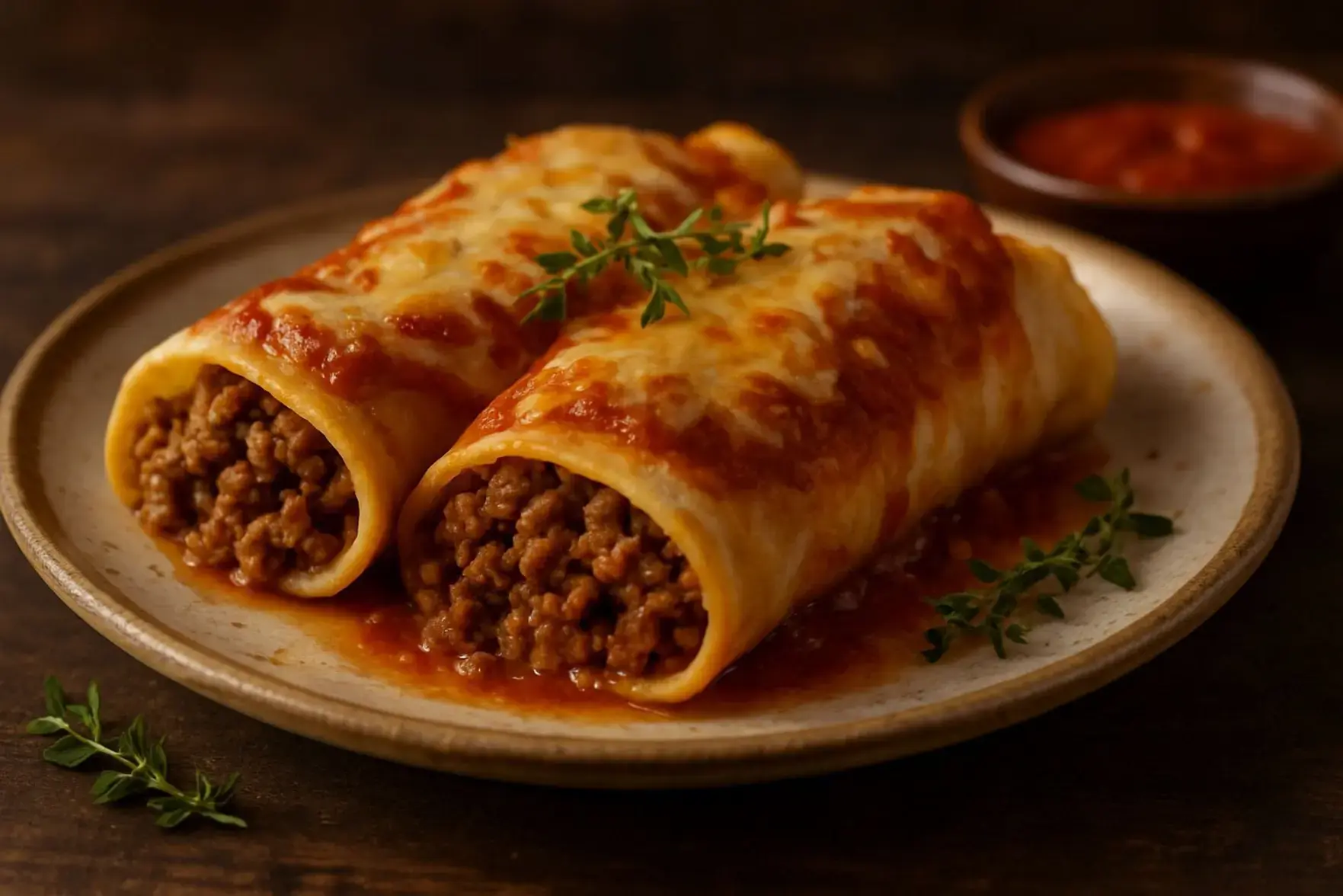 Panqueca de carne moída fácil