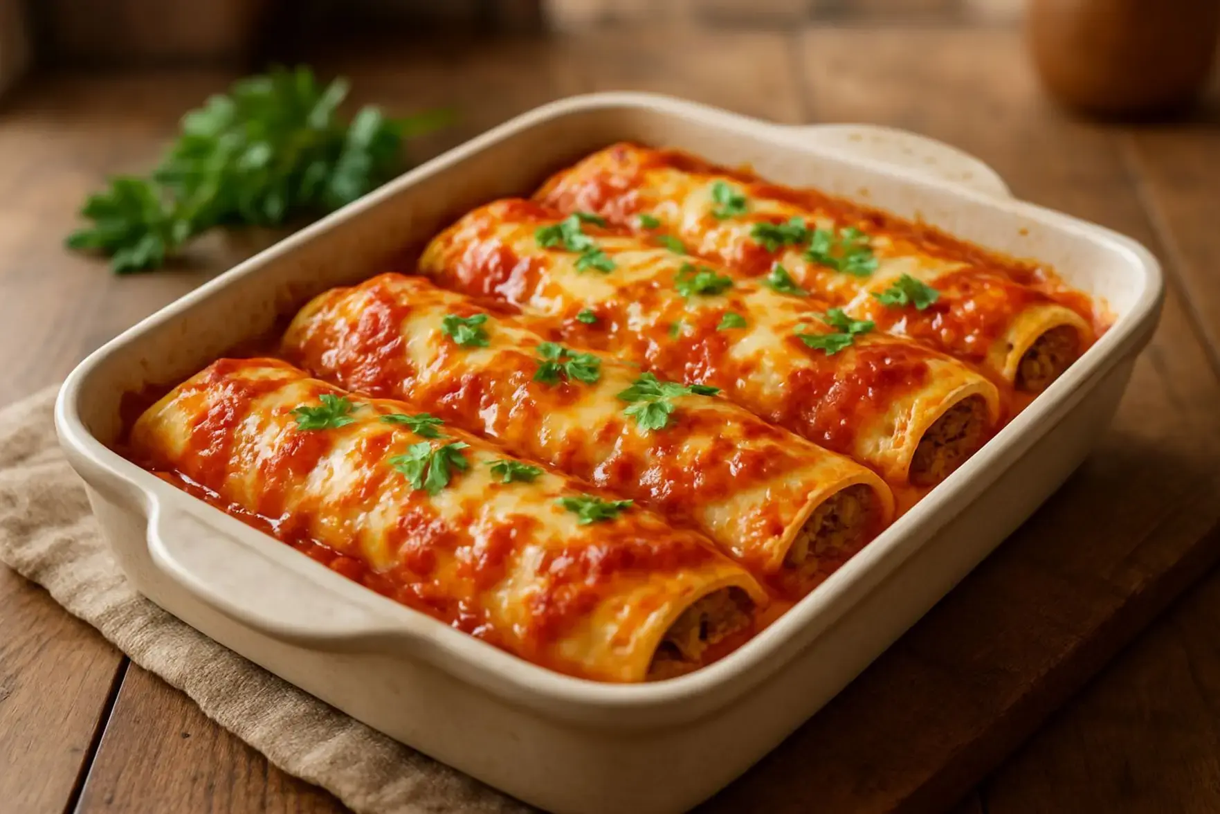 Panqueca de carne moída simples Panqueca de carne moída simples