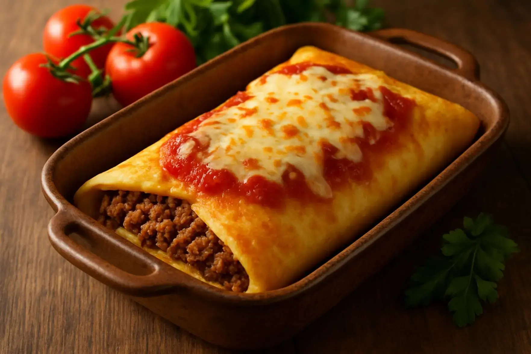 Panqueca recheada fácil