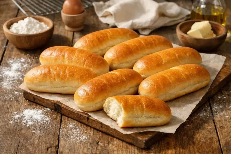 Pão para cachorro quente