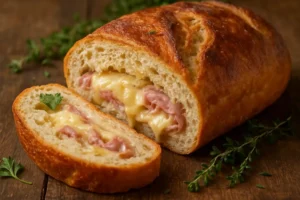 pão recheado fácil