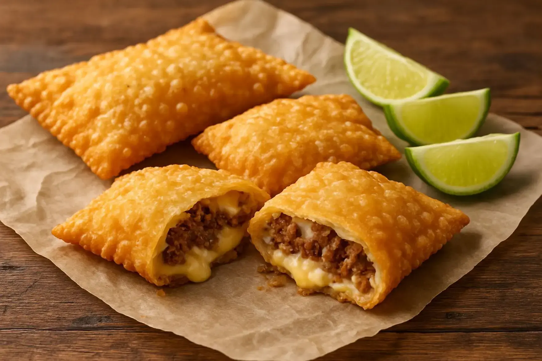 Pastel de feira sequinho