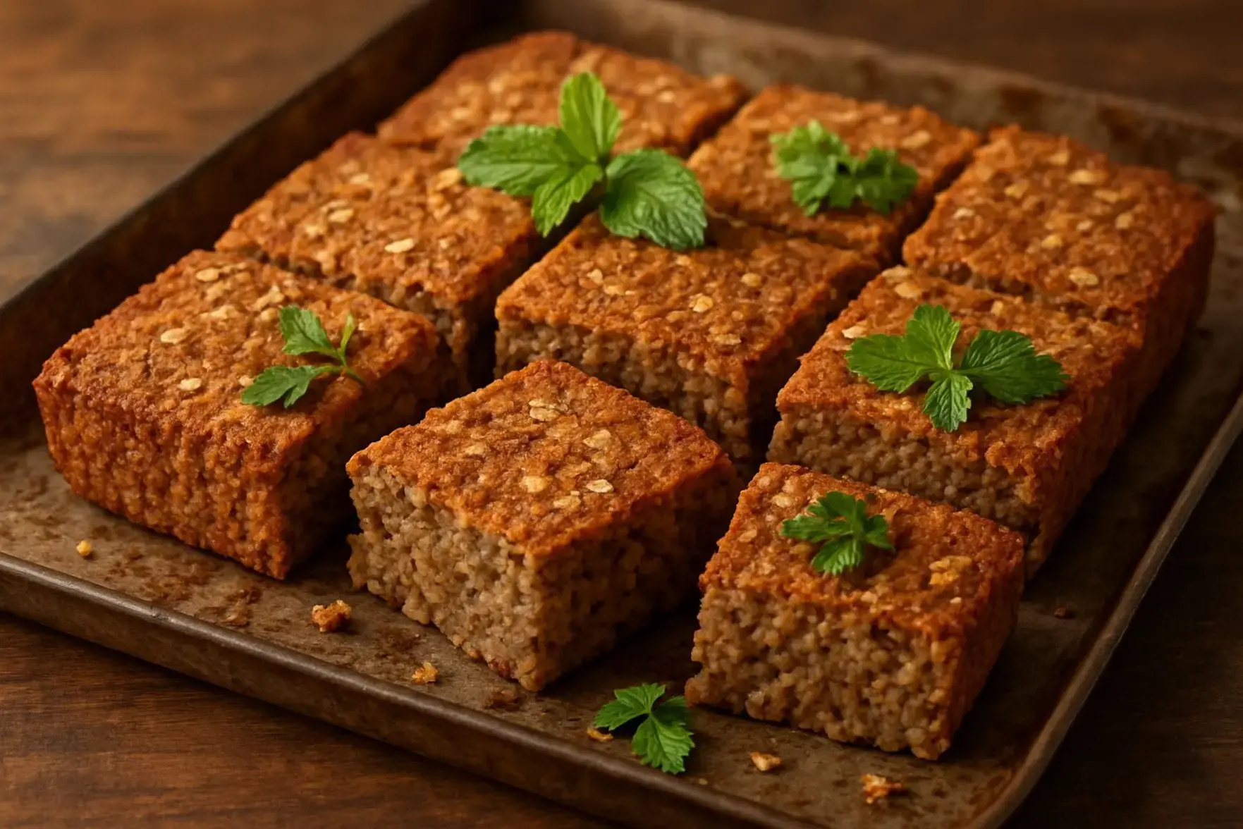 Quibe assado com aveia Quibe assado com aveia