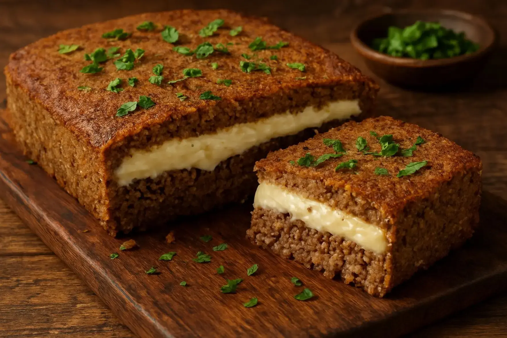 Quibe de forno com requeijão