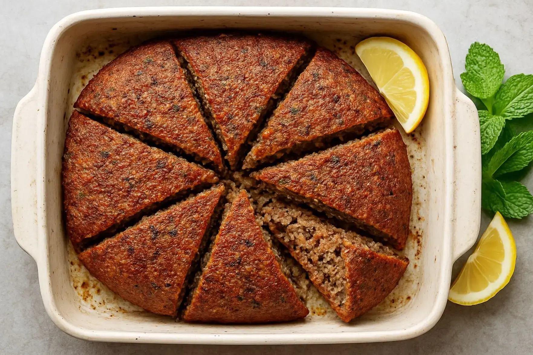 Quibe de forno rápido e leve