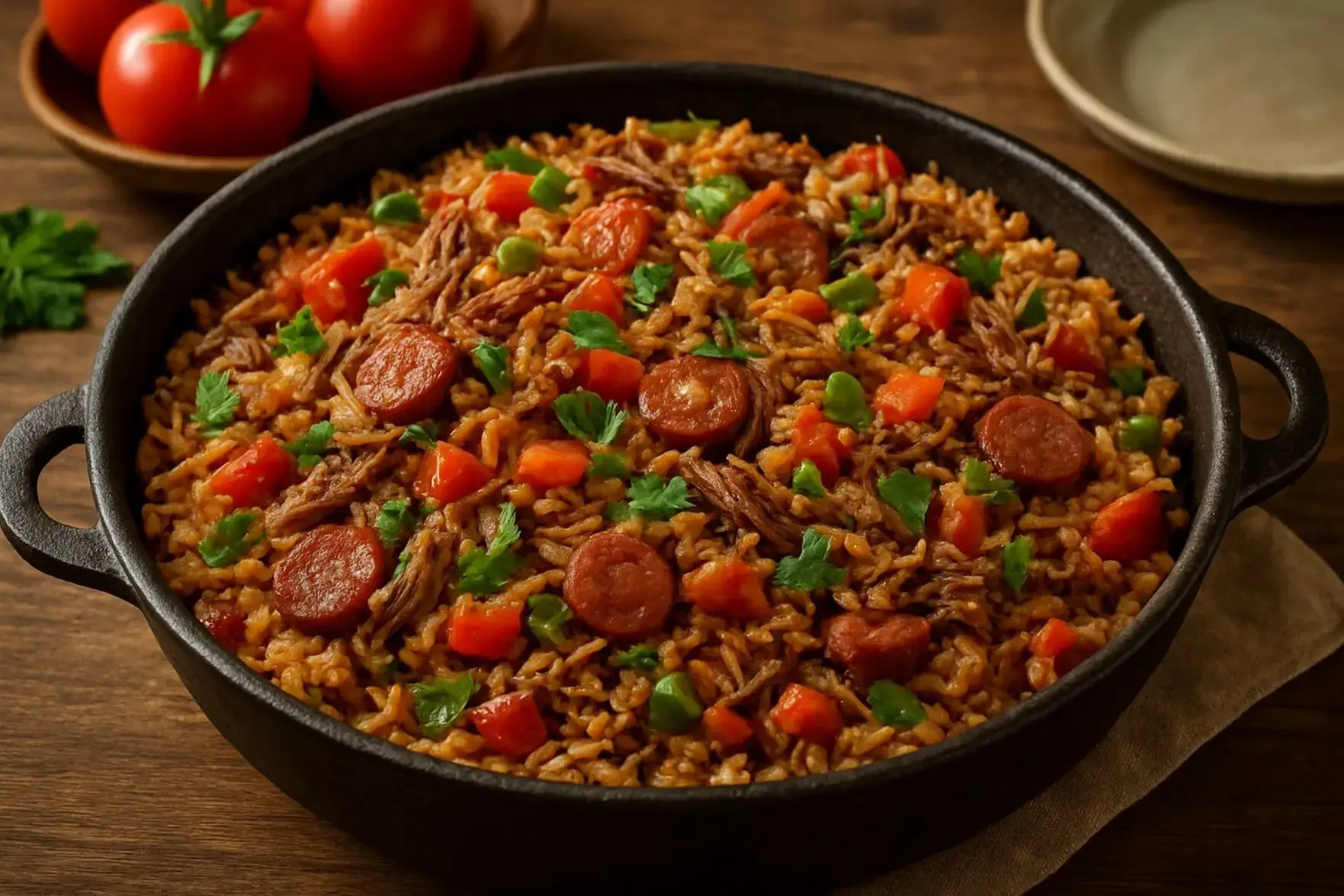 Receita de arroz carreteiro rápido Receita de arroz carreteiro rápido