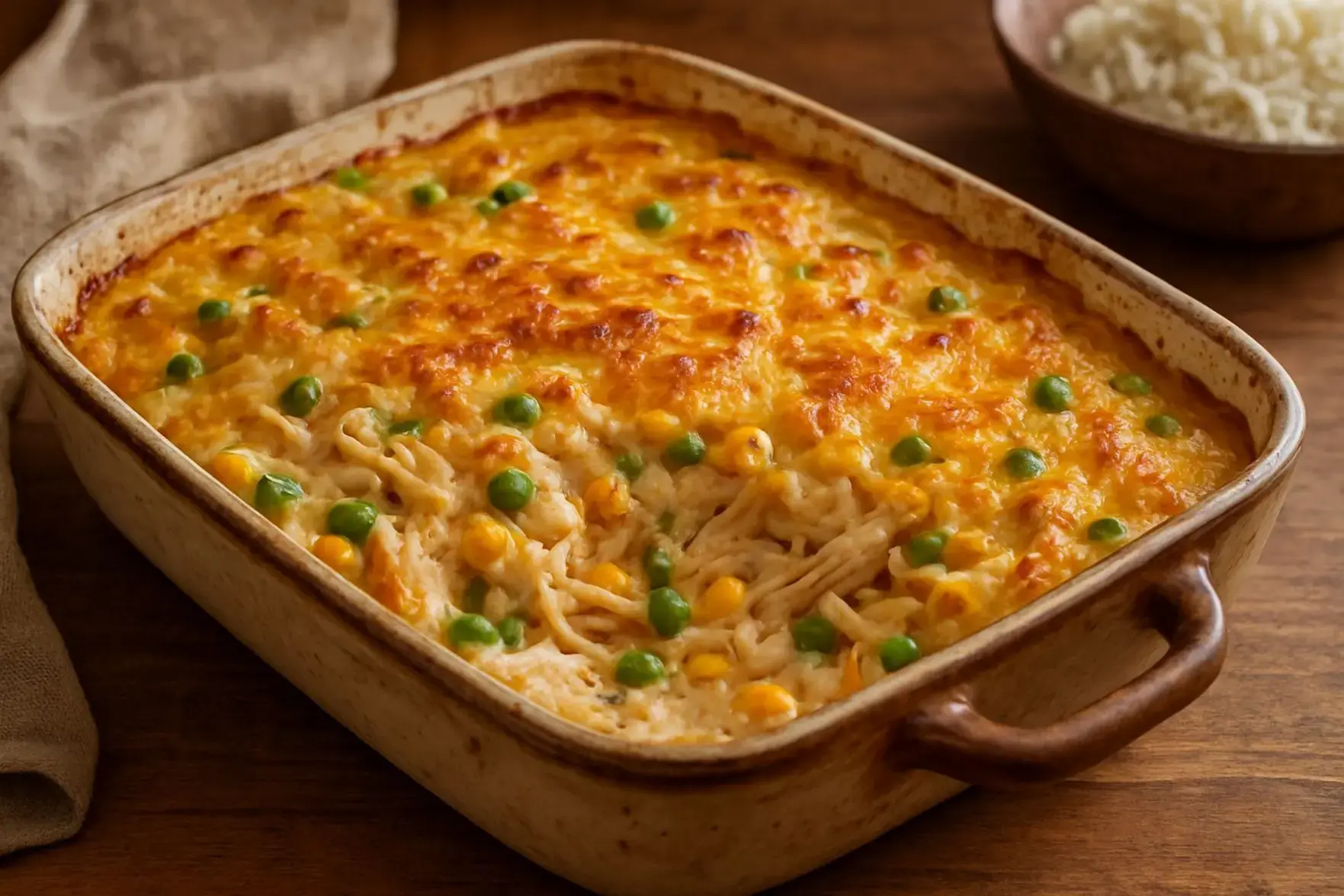 Receita de arroz de forno cremoso