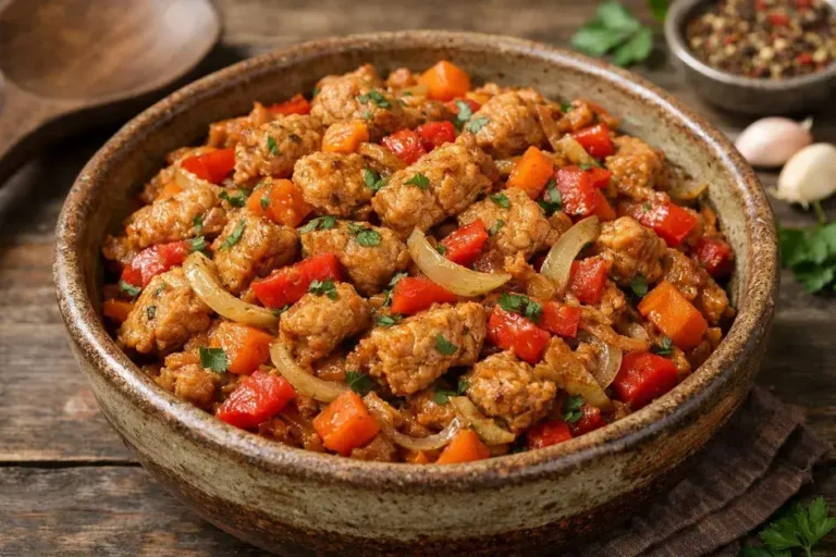 Receita de carne vegetariana