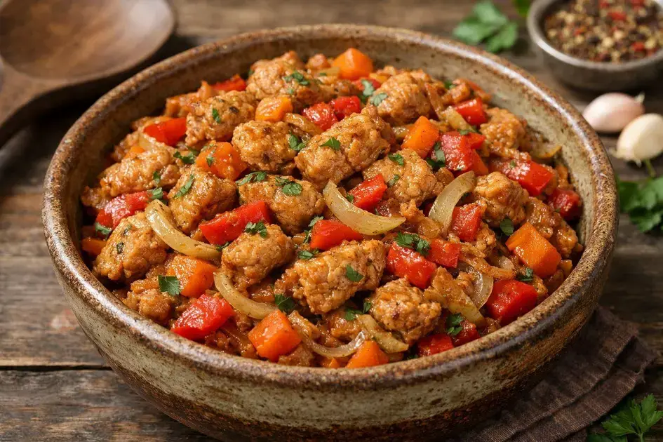 Receita de carne vegetariana