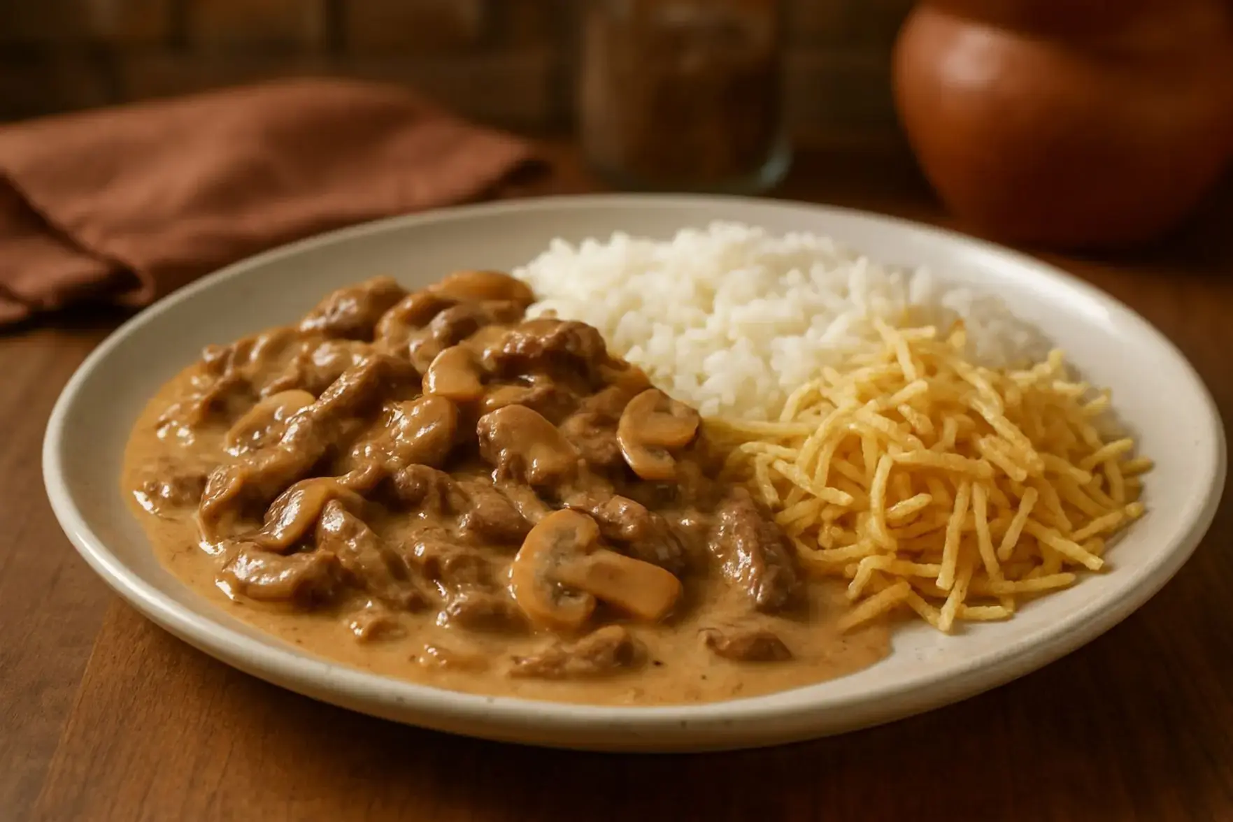 Receita de estrogonofe de carne simples