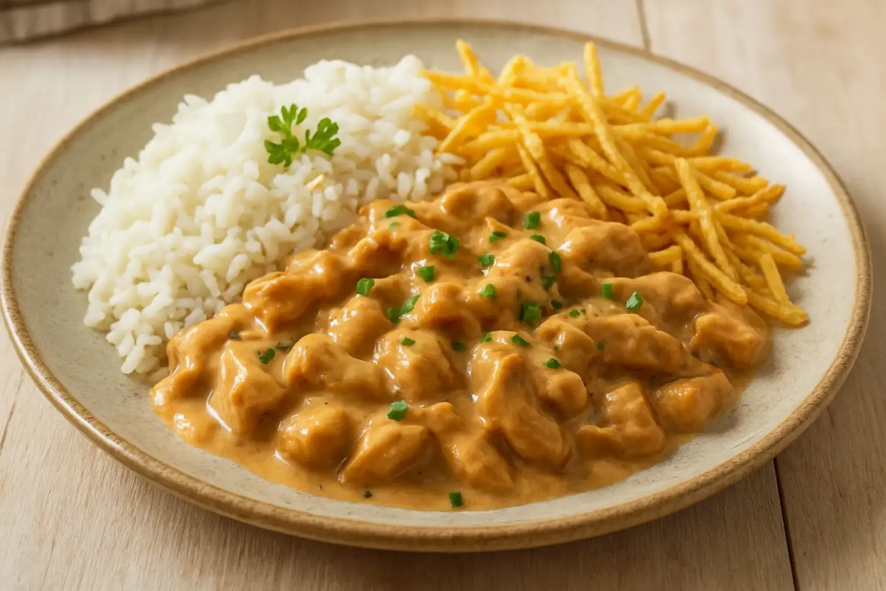 Receita de estrogonofe de frango rápido