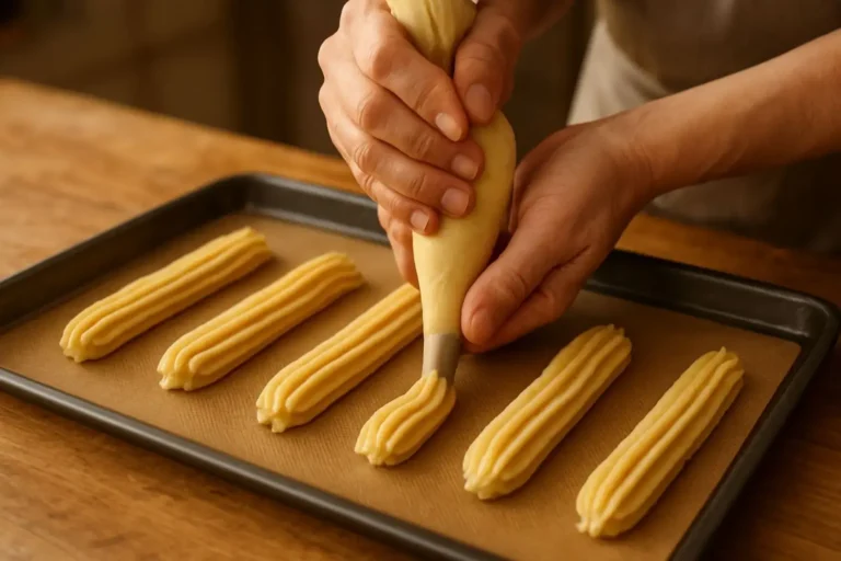 Receita de massa para churros