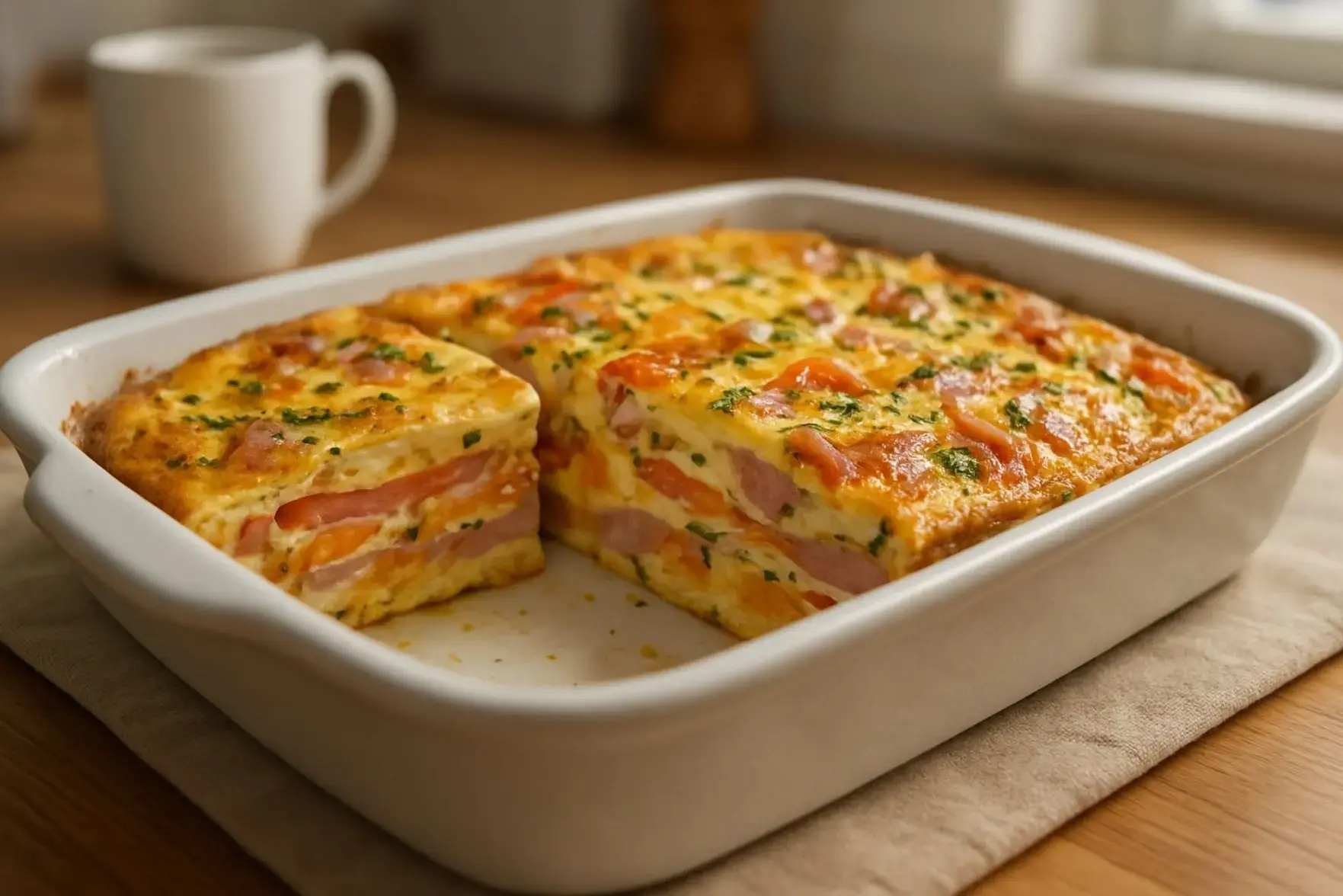 Receita de omelete de forno prática