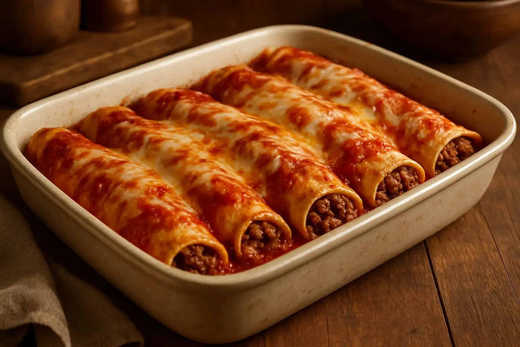 Receita de panqueca de carne moída prática