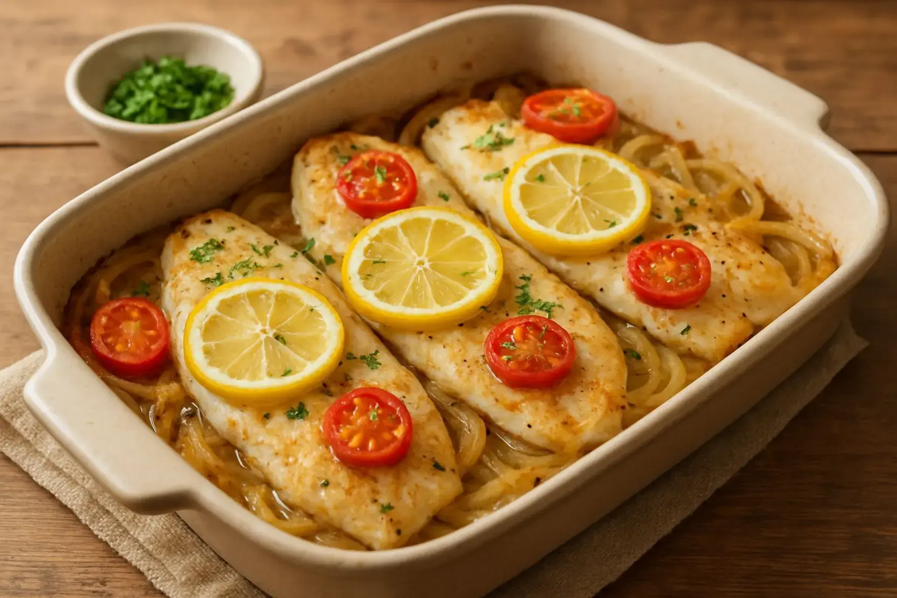 Receita de peixe assado prático