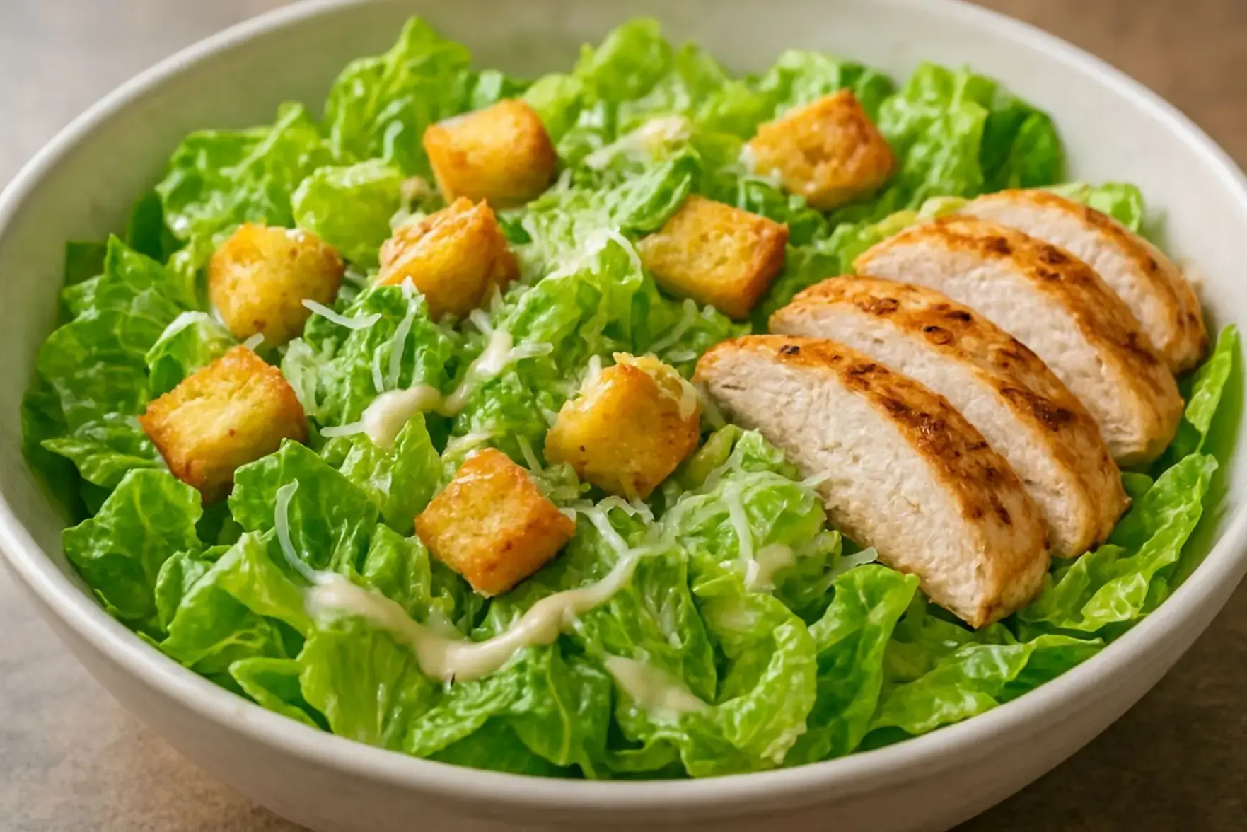 Receita de salada Caesar rápida Receita de salada Caesar rápida