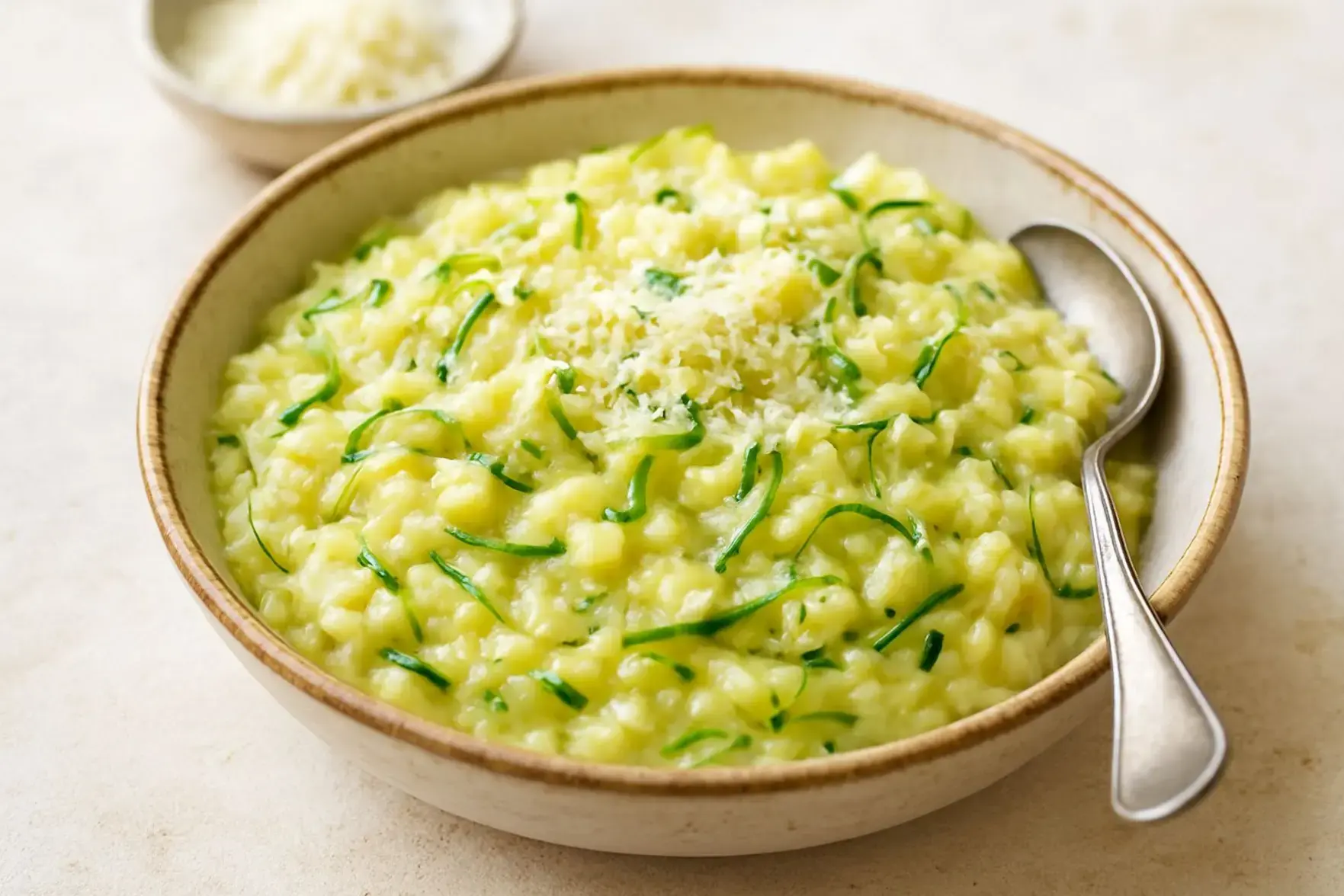 Risoto de abobrinha simples e rápido