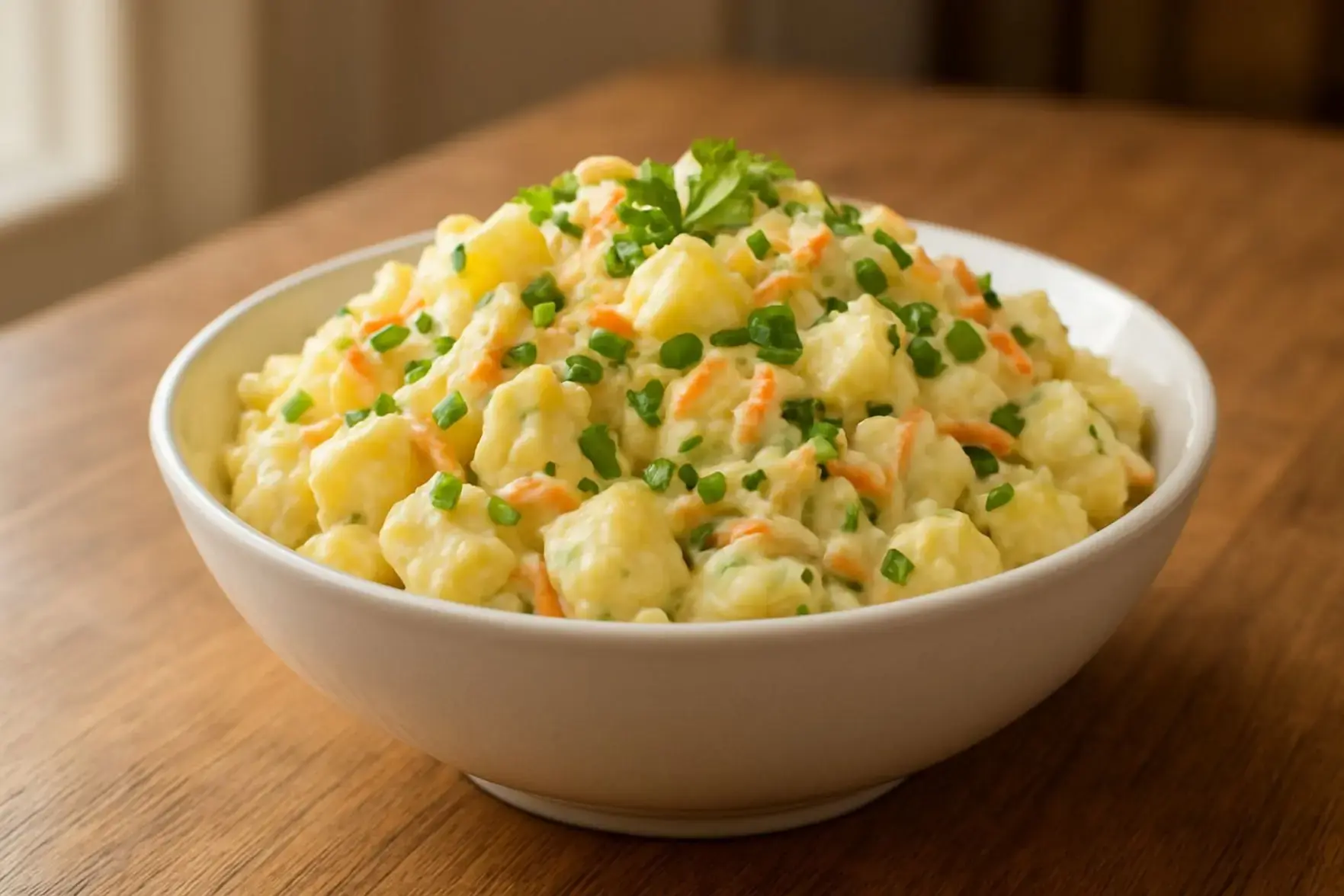 Salada de batata simples e rápida