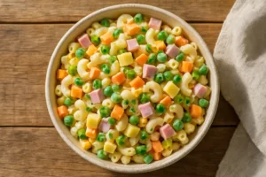 salada de macarrão com maionese