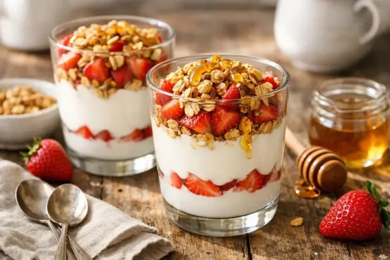 Sobremesa de iogurte natural