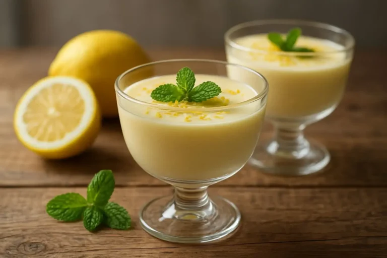 Sobremesa de limão siciliano