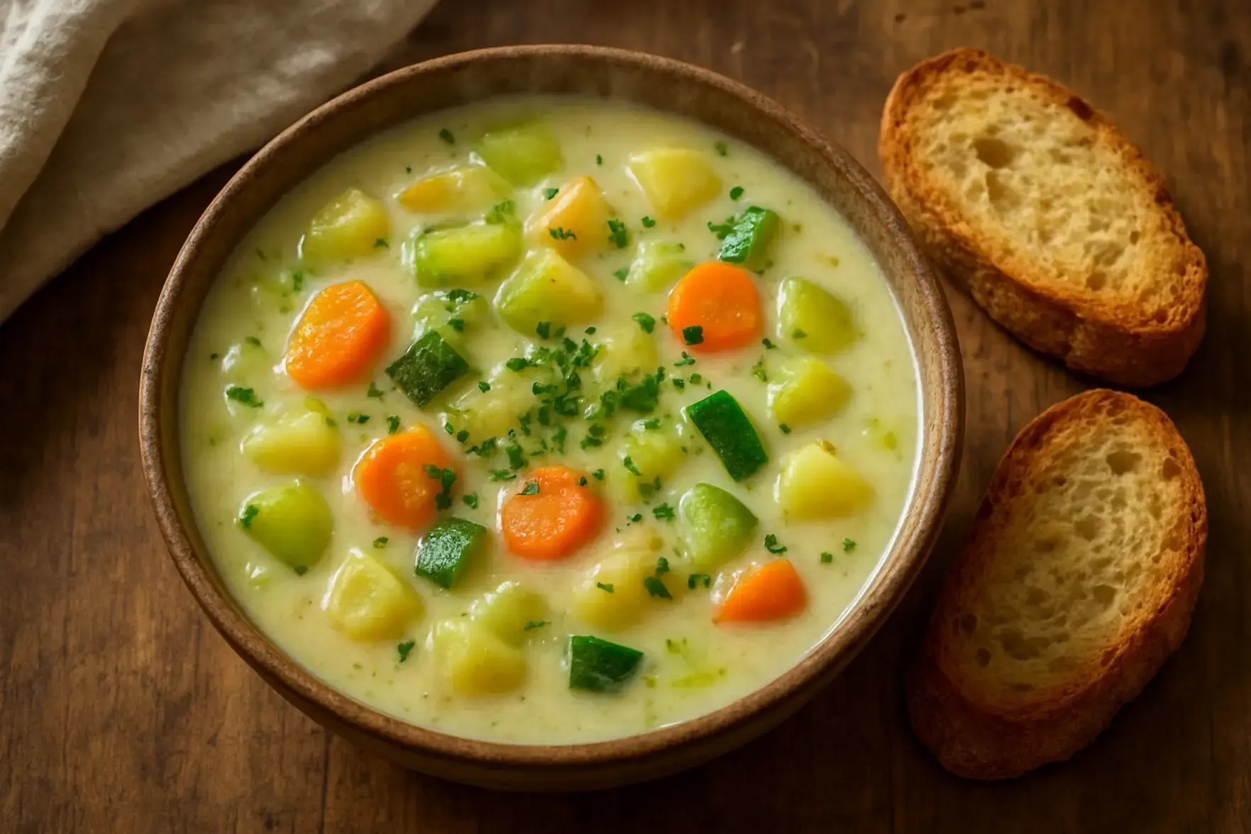 Sopa cremosa de legumes Sopa cremosa de legumes