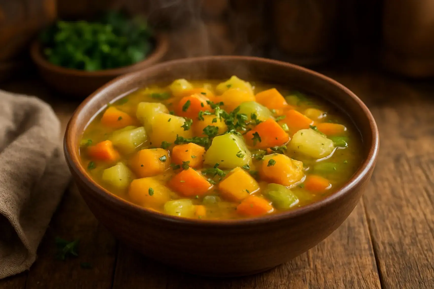 Receita de sopa de legumes econômica