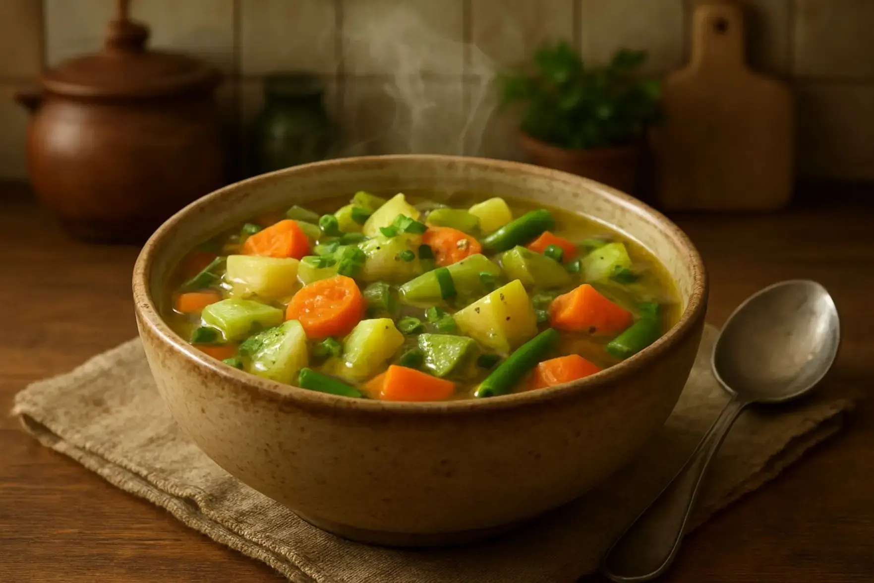 Sopa de legumes fácil Sopa de legumes fácil