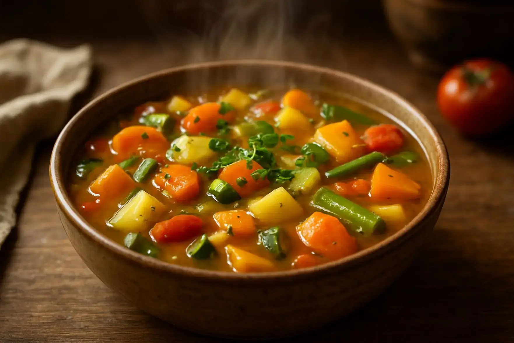 Sopa de legumes rápida