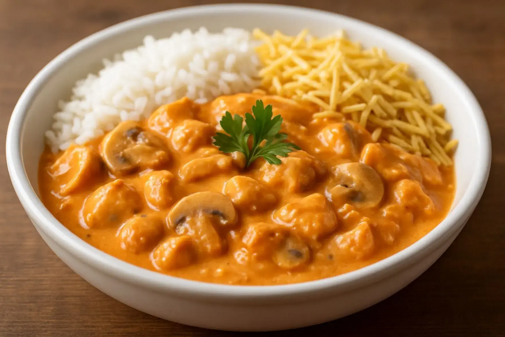 Strogonoff de frango fácil