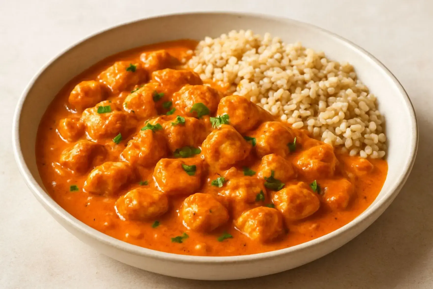 Strogonoff de frango saudável