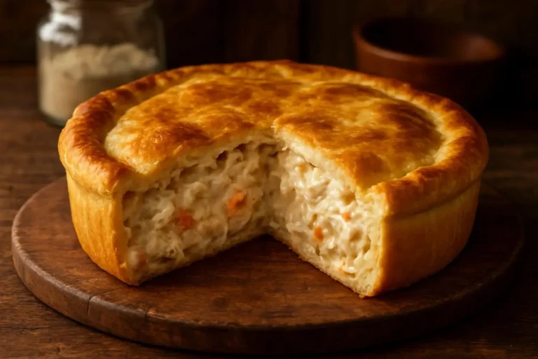 torta de frango de liquidificador