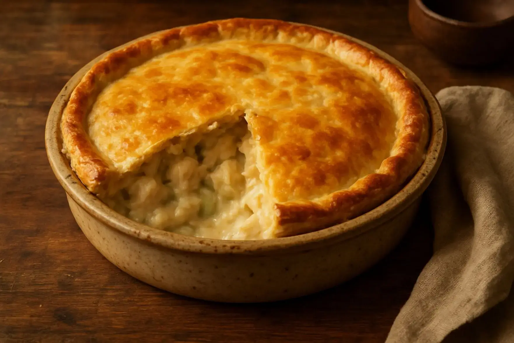 torta de liquidificador de frango