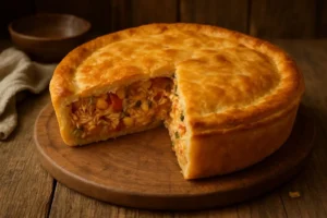 torta no liquidificador de frango