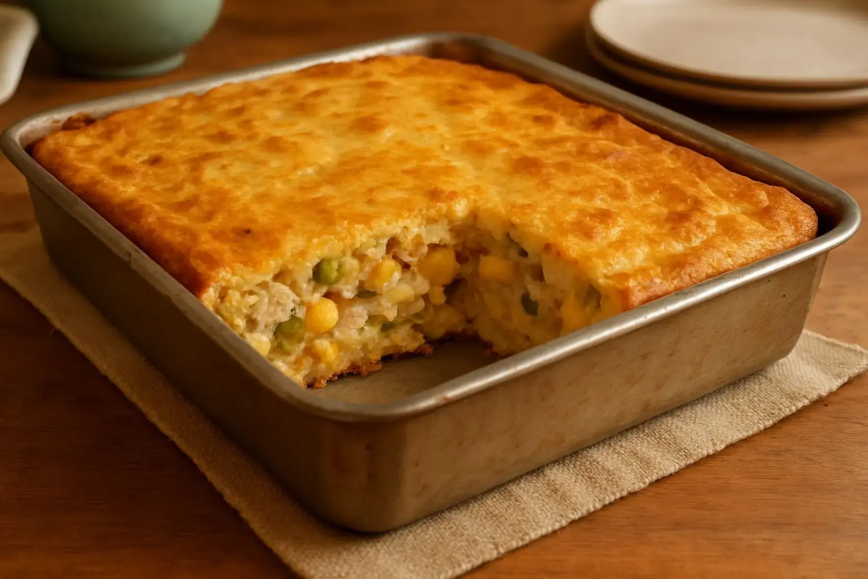 Torta salgada de liquidificador