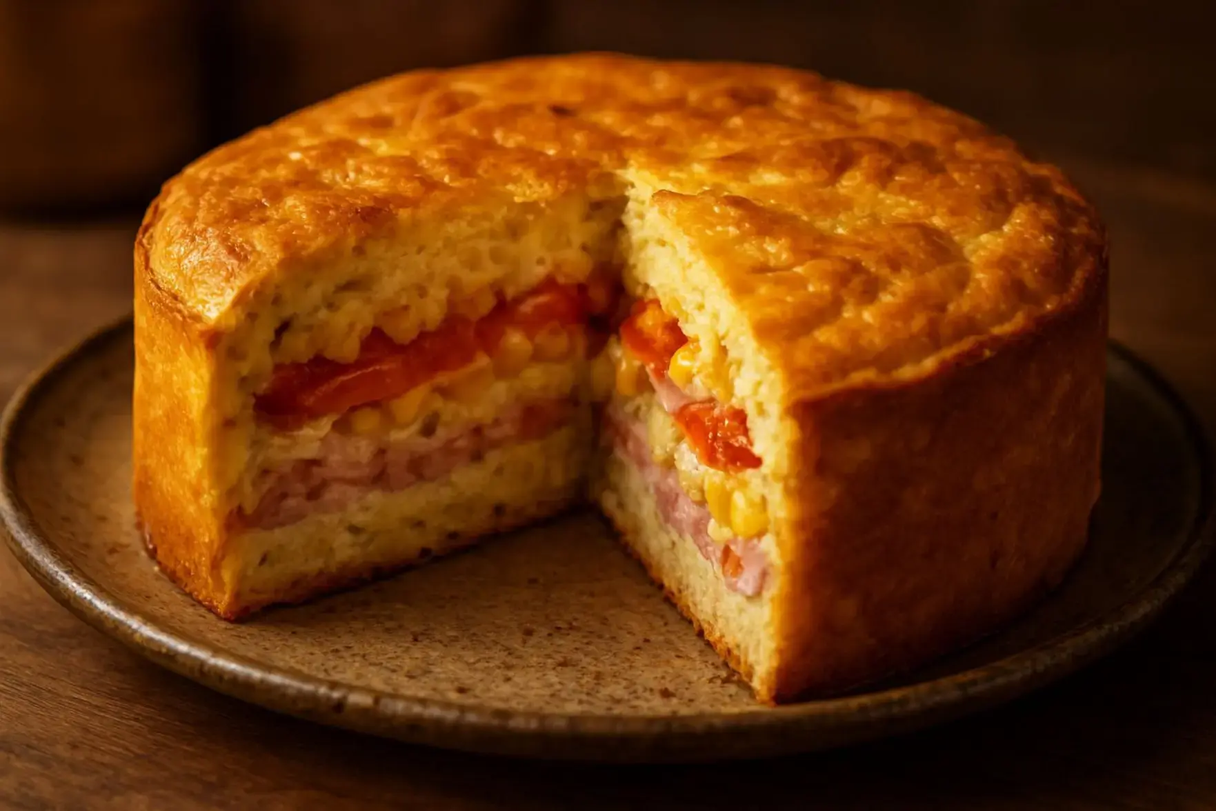 Torta salgada de liquidificador