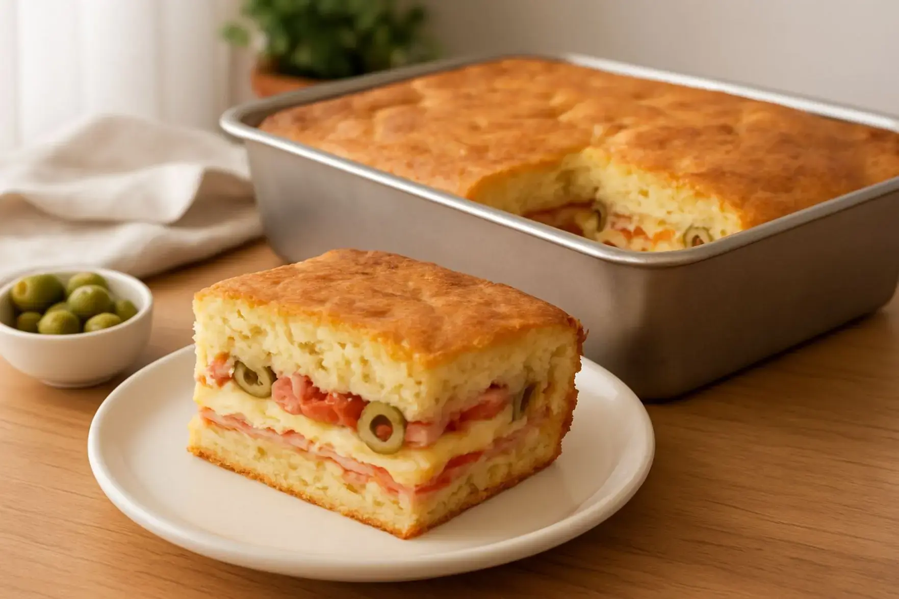 Torta salgada de liquidificador