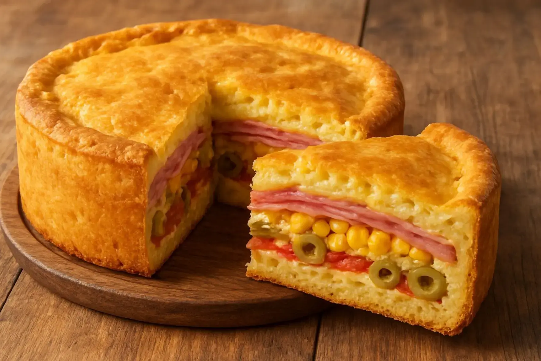 Torta salgada de liquidificador Torta salgada de liquidificador