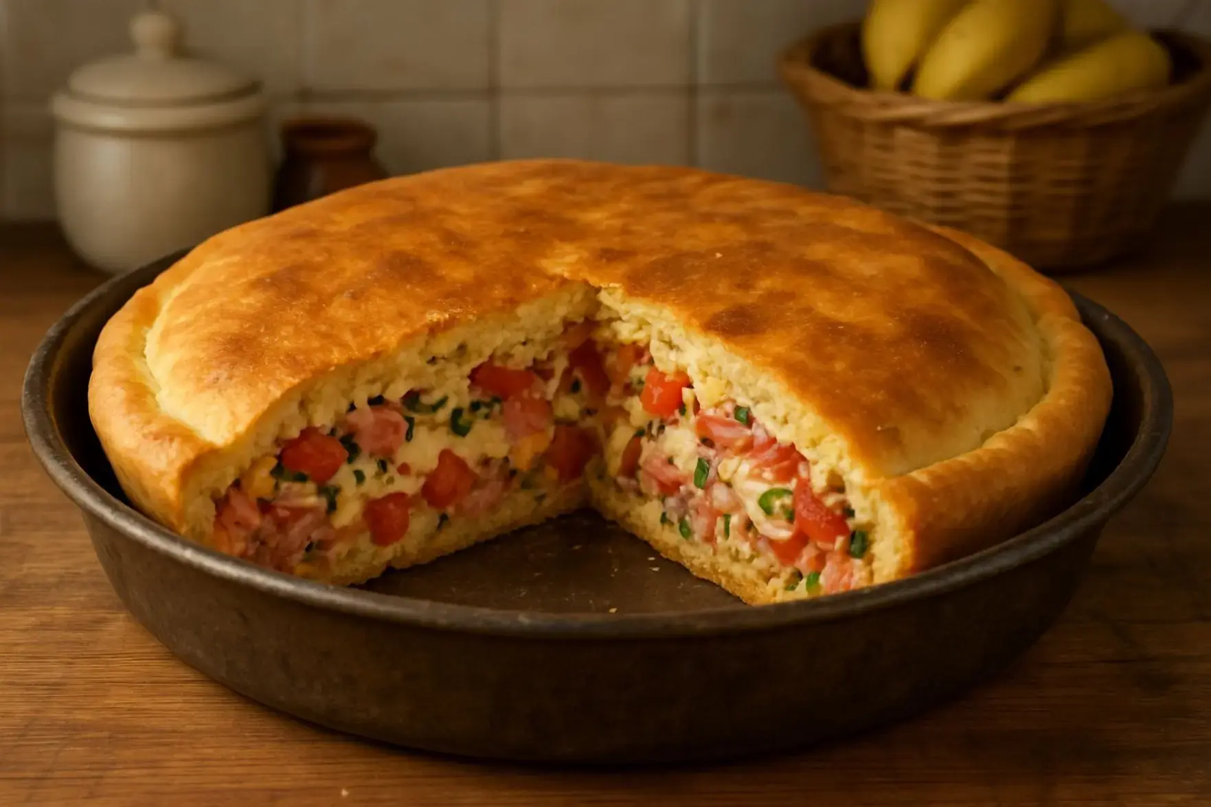 Receita de torta salgada de liquidificador barata