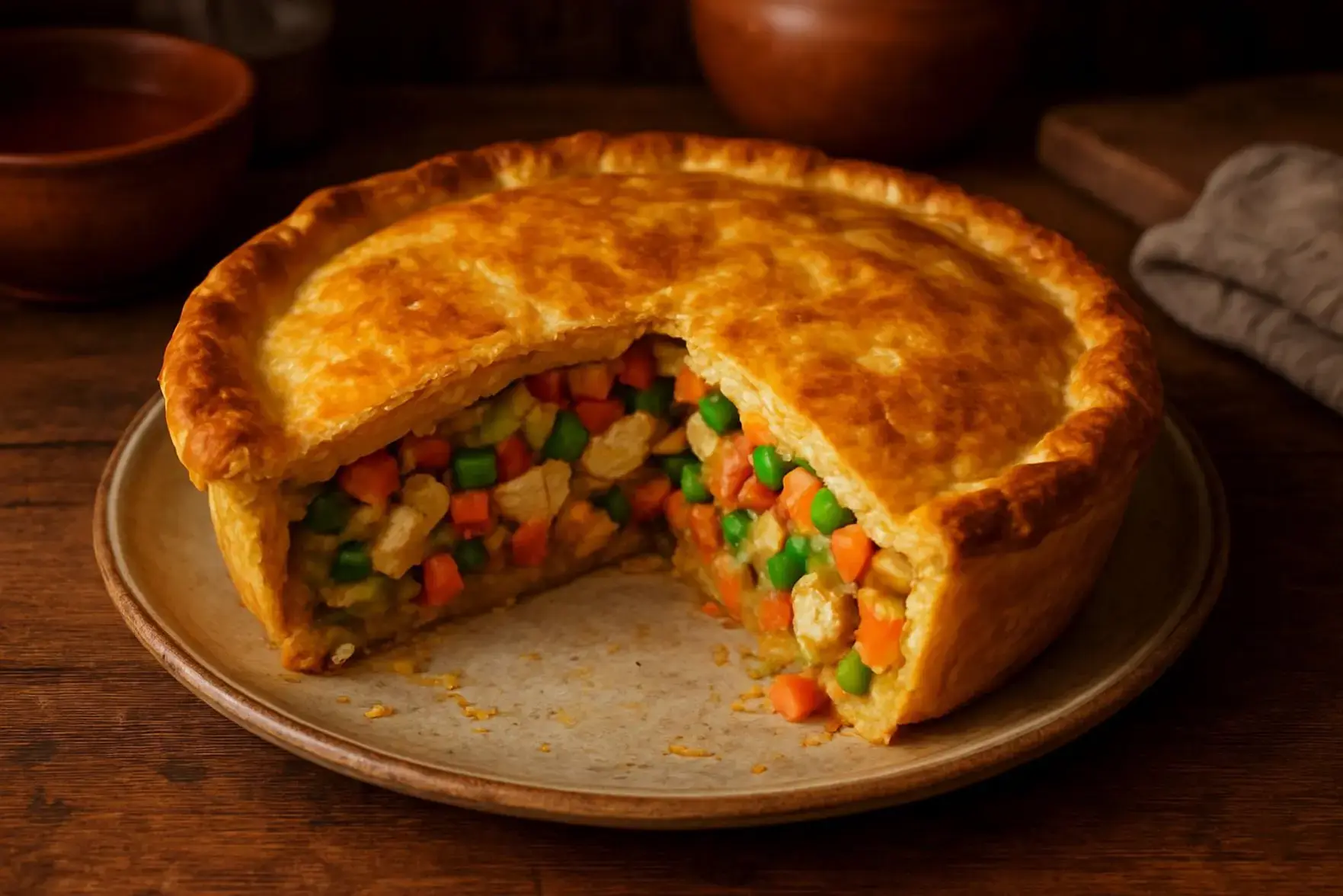 Torta salgada de liquidificador simples