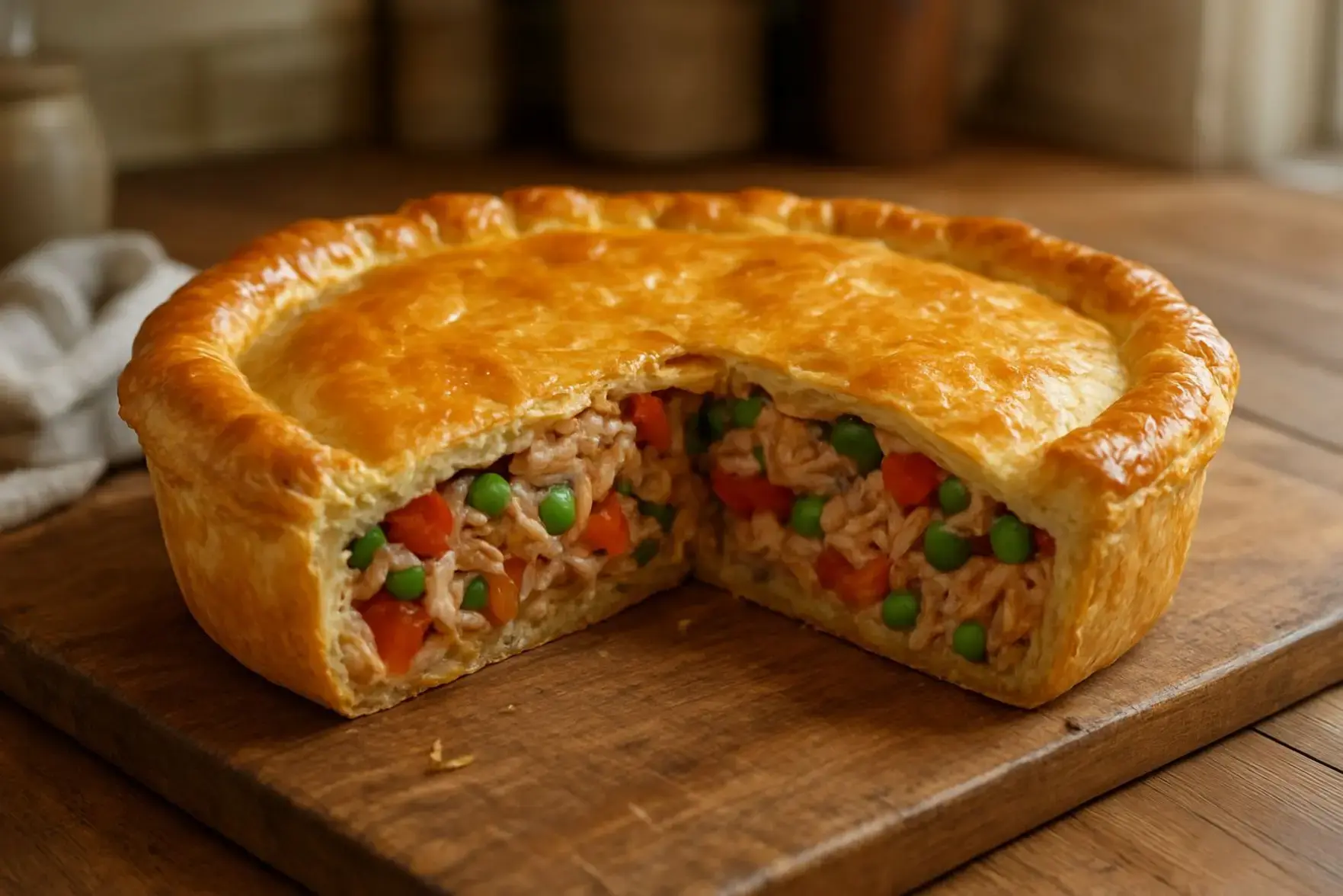 Torta salgada rápida de atum Torta salgada rápida de atum