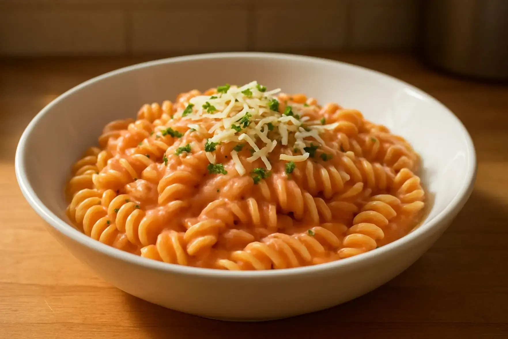 Macarrão ao molho rose rápido Macarrão ao molho rose rápido