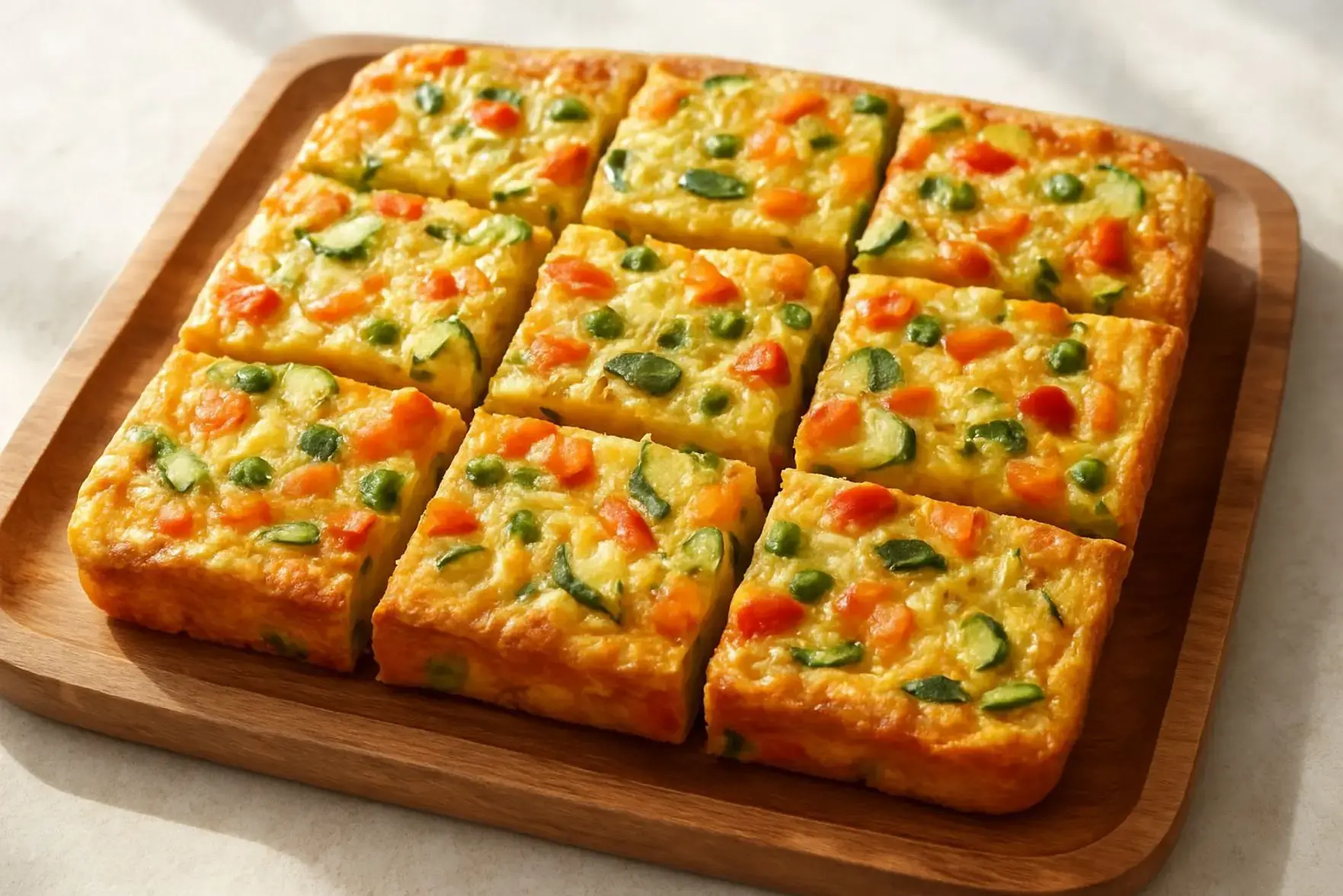 Omelete de forno com legumes Omelete de forno com legumes