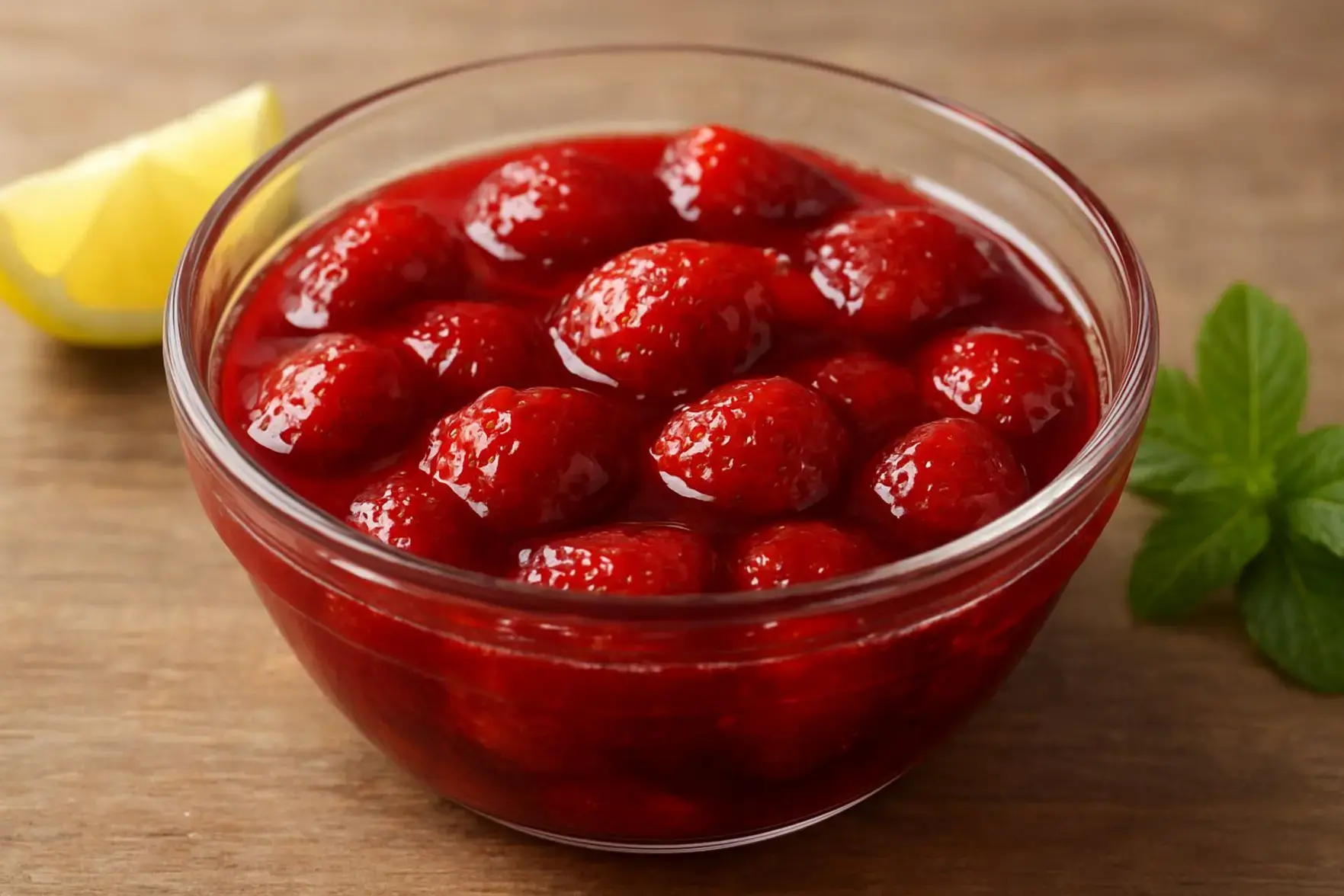 Receita de doce morango