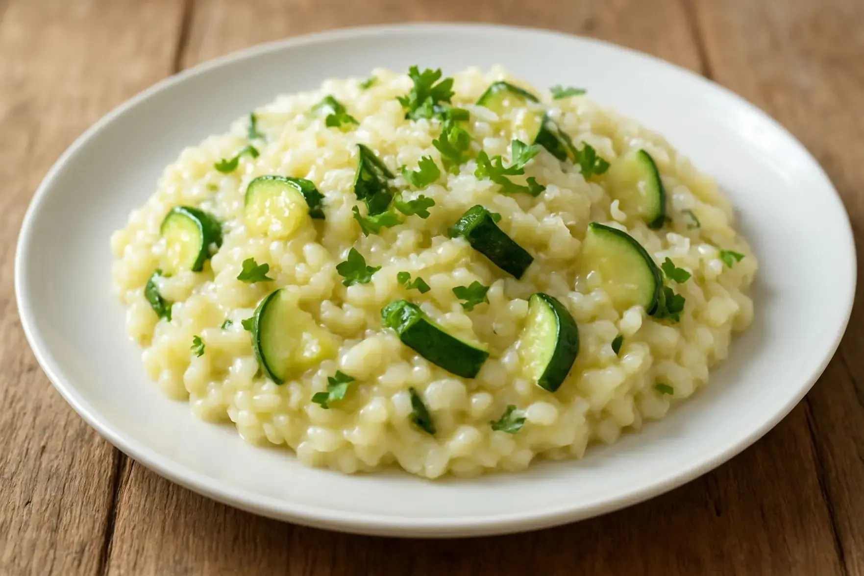 Risoto de abobrinha fácil Risoto de abobrinha fácil