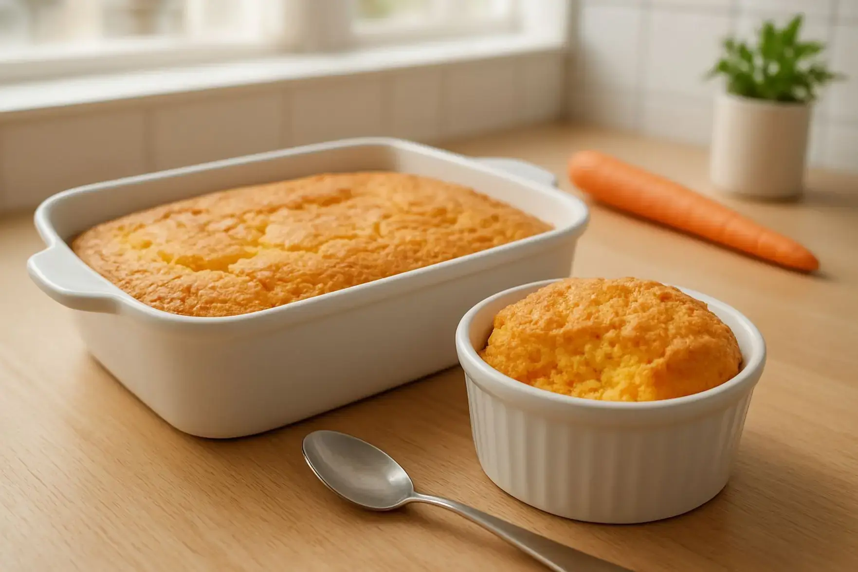 Suflê de cenoura prático Suflê de cenoura prático